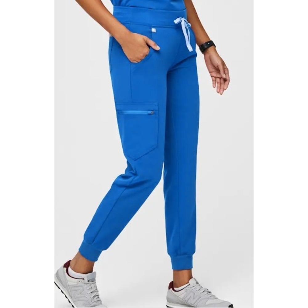 FIGS Zamora Jogger Scrub Pants Small Royal Blue CNA RN VET Small